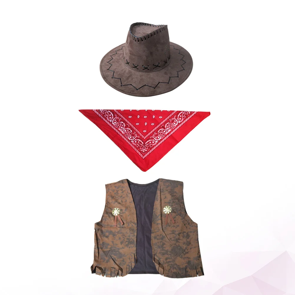 3 Pcs Prom Accessories Men Cowboy Cosplay Costume Accessory Denim Vest Carnival Supplies Masquerade Decor Clothes Man
3 Pcs Prom Accessories Men Cowboy Cosplay Costume Accessory Denim Vest Carnival Supplies Masquerade Decor Clothes Man