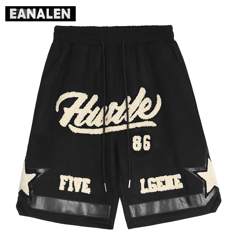 Street Embroidered Alphabet Stars Sports Basketball Shorts Men's Masculine Bermuda Oversized College Workwear Functional Shorts
Street Embroidered Alphabet Stars Sports Basketball Shorts Men's Masculine Bermuda Oversized College Workwear Functional Shorts