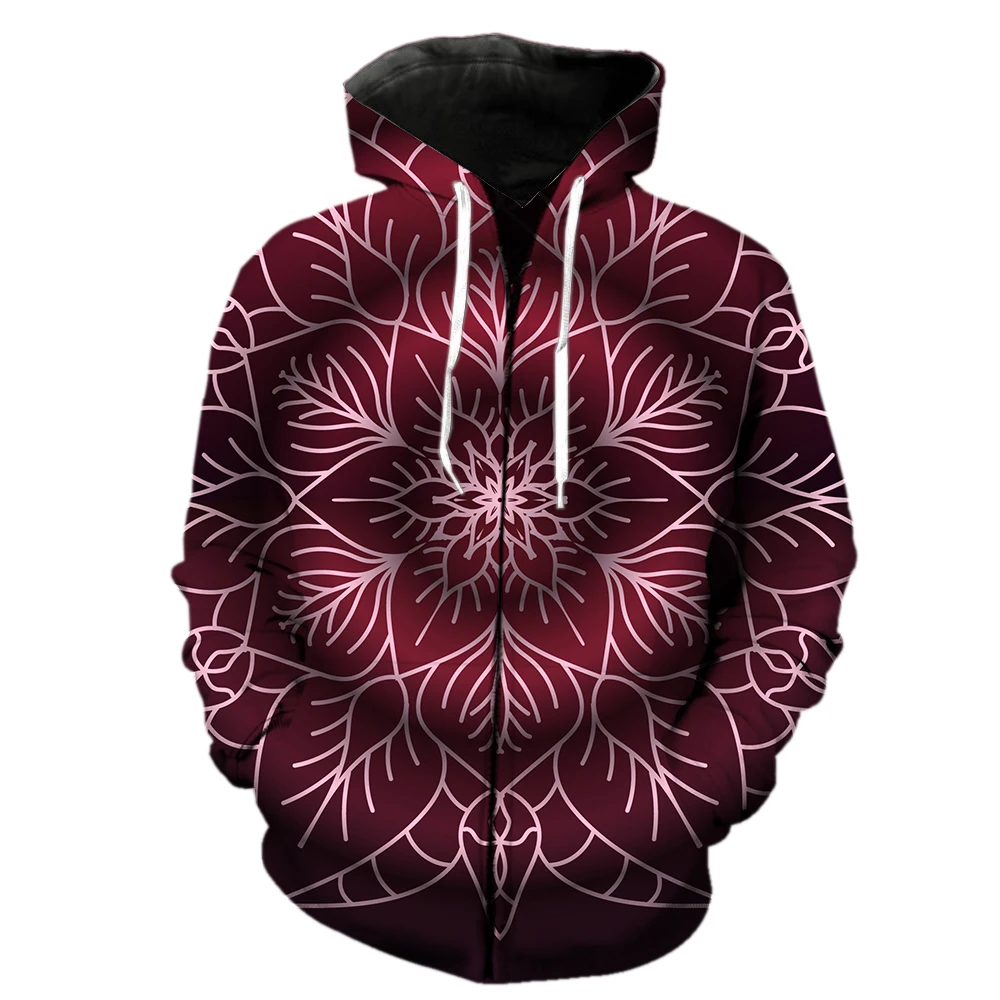 Mandala Men's Zipper Hoodie Hip Hop Oversized Harajuku Spring 3D Print Tops Casual Unisex Streetwear Long Sleeve Sweatshirts
Mandala Men's Zipper Hoodie Hip Hop Oversized Harajuku Spring 3D Print Tops Casual Unisex Streetwear Long Sleeve Sweatshirts