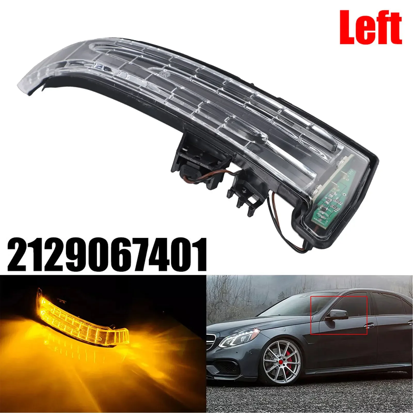 Автомобильный индикатор левого/правого бокового зеркала, светодиодный указатель поворота для Mercedes W204 W212 W221 2129067401 A 2129067401
Автомобильный индикатор левого/правого бокового зеркала, светодиодный указатель поворота для Mercedes W204 W212 W221 2129067401 A 2129067401