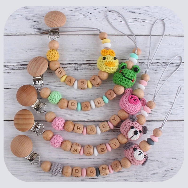5 Pcs/Pack Handmade Crochet Woolen Animal Cartoon Head Baby Teething Soother Decor DIY Pacifier Clip Chain Accessories
5 Pcs/Pack Handmade Crochet Woolen Animal Cartoon Head Baby Teething Soother Decor DIY Pacifier Clip Chain Accessories