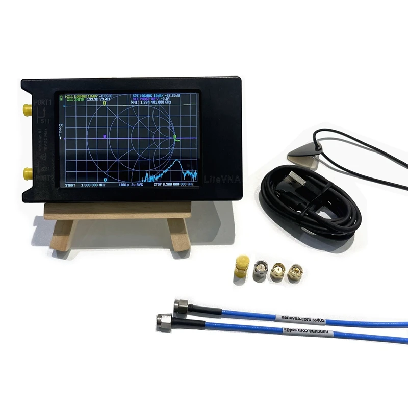 New Litevna-64 50Khz-6.3Ghz Litevna 4Inch Touch Screen Vector Network Analyzer HF UHF Antenna Analyzer Update Of Nanovna CNIM Ho
New Litevna-64 50Khz-6.3Ghz Litevna 4Inch Touch Screen Vector Network Analyzer HF UHF Antenna Analyzer Update Of Nanovna CNIM Ho