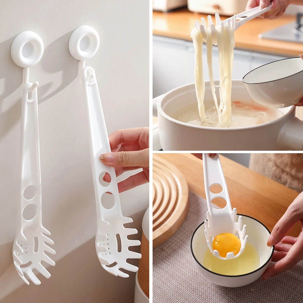 Egg Divider Labor-saving Multifunctional Non-stick Egg Long Handle Serrated Separator Cooking Colander Kitchen Scoop for Home
Egg Divider Labor-saving Multifunctional Non-stick Egg Long Handle Serrated Separator Cooking Colander Kitchen Scoop for Home