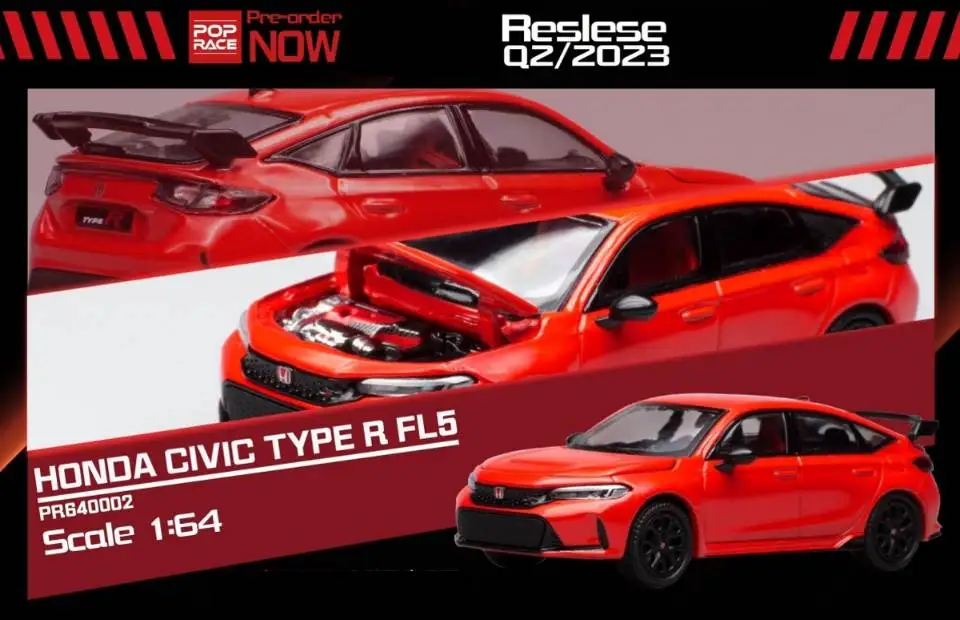 * Предзаказ * Pop Race 1:64 Honda Civic 11-го поколения Тип R FL5 капот открытая модель автомобиля
* Предзаказ * Pop Race 1:64 Honda Civic 11-го поколения Тип R FL5 капот открытая модель автомобиля