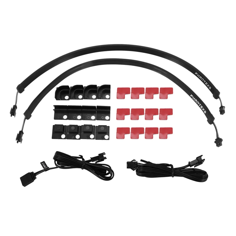 PHANTEKS Combo Light Strip ARGB Neon Computer Case Decoration LED Strip 5V 3PIN Light Header AURA 400Mm X 2Pcs
PHANTEKS Combo Light Strip ARGB Neon Computer Case Decoration LED Strip 5V 3PIN Light Header AURA 400Mm X 2Pcs