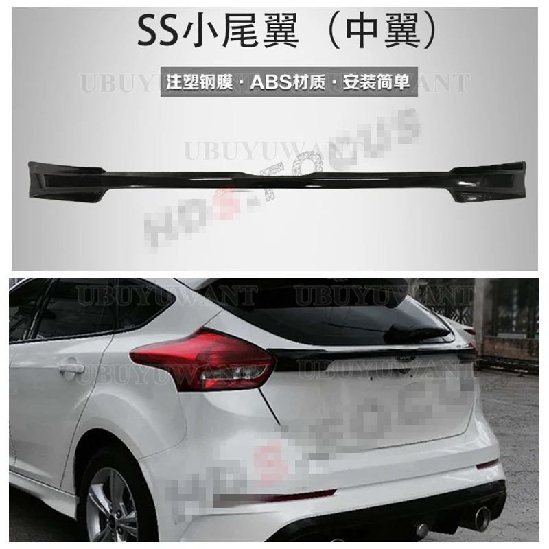 ABS Plastic Material Painted Black Color Rear Trunk Wing Lip Middlle Spoiler Car Styling For Ford Focus 2015 2016 2017
ABS Plastic Material Painted Black Color Rear Trunk Wing Lip Middlle Spoiler Car Styling For Ford Focus 2015 2016 2017