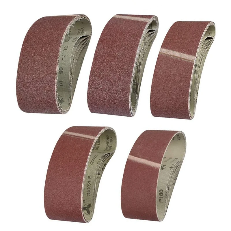 25Pcs 75 x 533mm Sanding Belts Aluminum Oxide Sanding Belt (5 Each of 40 60 80 120 Grits) for Belt Sander
25Pcs 75 x 533mm Sanding Belts Aluminum Oxide Sanding Belt (5 Each of 40 60 80 120 Grits) for Belt Sander
