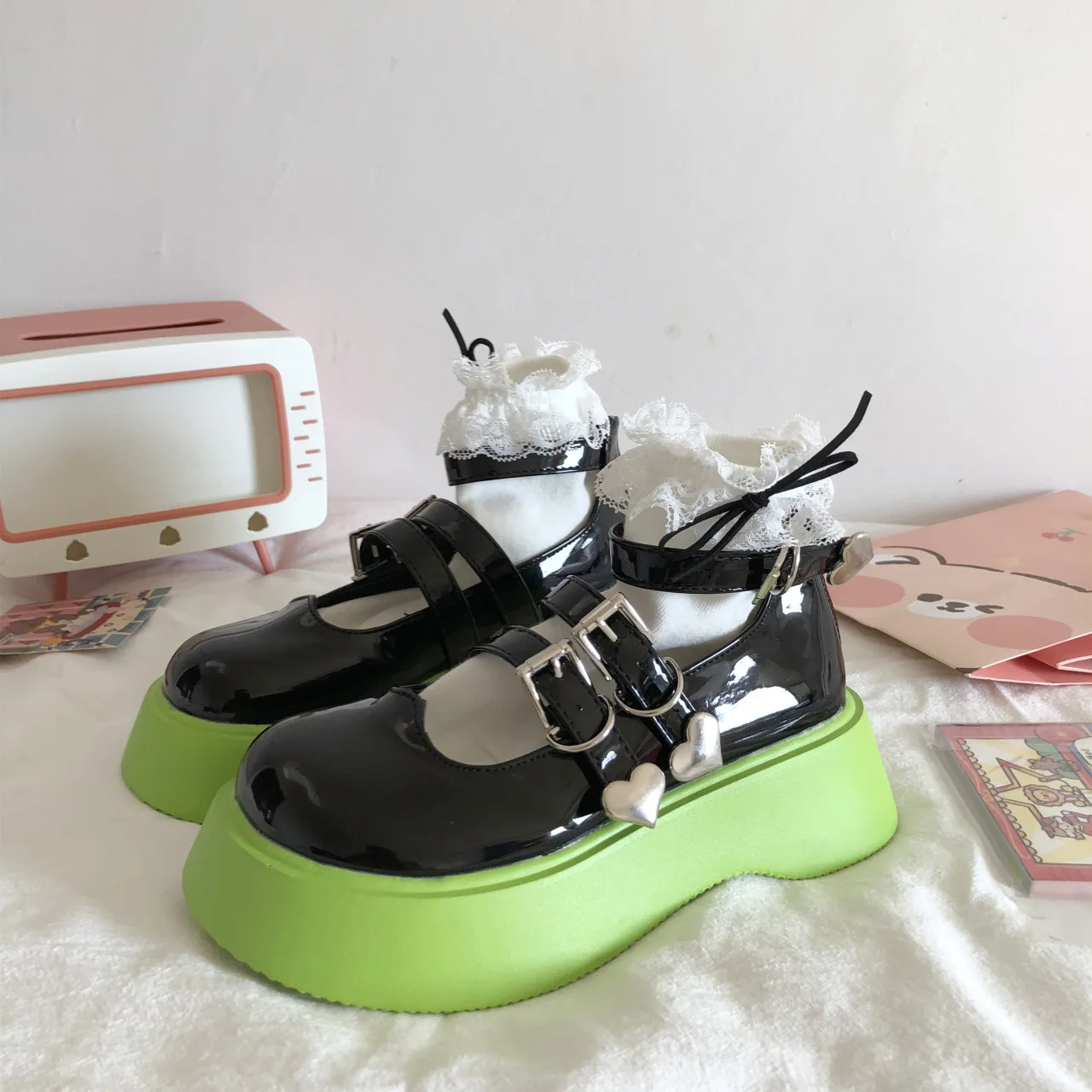 TSTCTB Big Toe Increase Shoes Thick Bottom Japanese Retro Hot Girl Mary Jane Shoes Jk Harajuku British Style Leather Shoes Women
TSTCTB Big Toe Increase Shoes Thick Bottom Japanese Retro Hot Girl Mary Jane Shoes Jk Harajuku British Style Leather Shoes Women