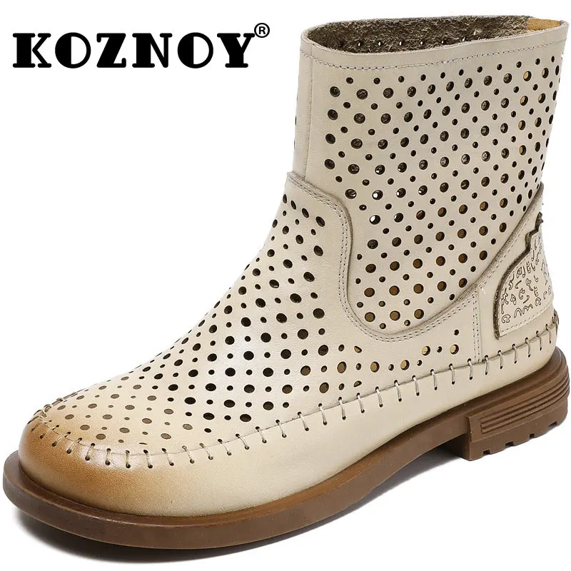 Новинка, женские ботинки из натуральной коровьей кожи без застежек, 3,5 см, летние дышащие модные дамские Ботильоны на танкетке 
Новинка, женские ботинки из натуральной коровьей кожи без застежек, 3,5 см, летние дышащие модные дамские Ботильоны на танкетке