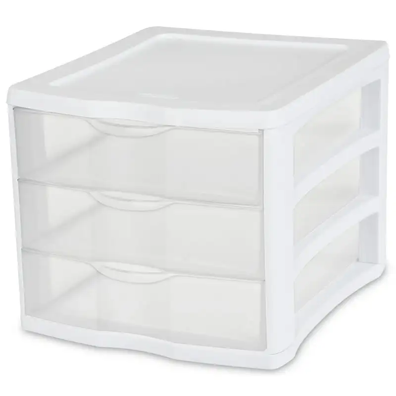 Amazing White Plastic Drawer Unit - Set of 4 - Perfect Storage Organizer for Home or Office.
Amazing White Plastic Drawer Unit - Set of 4 - Perfect Storage Organizer for Home or Office.