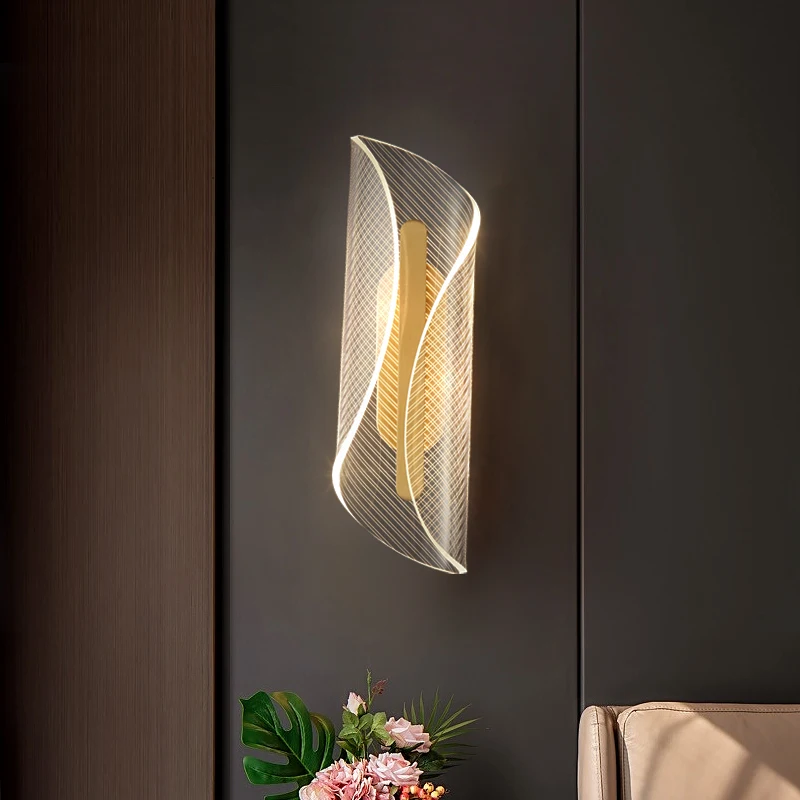 Luxury Acrylic Led Wall Sconce Modern Corridor Gold Lamp Aisle Bedroom Decor Living Room New Design Indoor Mirror Light Fixtures
Luxury Acrylic Led Wall Sconce Modern Corridor Gold Lamp Aisle Bedroom Decor Living Room New Design Indoor Mirror Light Fixtures