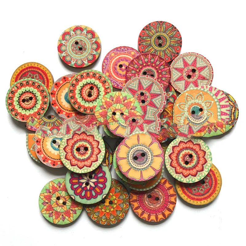 50PCS 15/20/25MM Round Retro Wooden Buttons for Clothing DIY Sewing Buttons Scrapbooking Decor Craft Accessories
50PCS 15/20/25MM Round Retro Wooden Buttons for Clothing DIY Sewing Buttons Scrapbooking Decor Craft Accessories