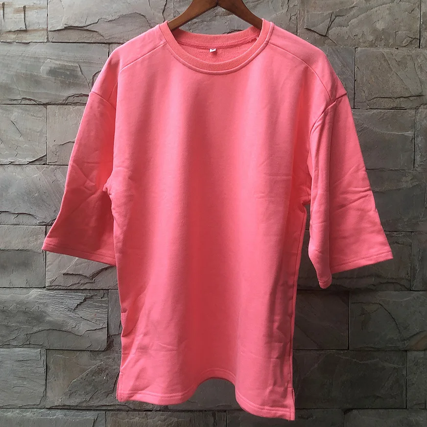 Promo Mens Streetwear Solid Sweatshirts Oversized Pink Mens Hoodies High Street Drop Shoulder Clothing Three Quarter for Men
Promo Mens Streetwear Solid Sweatshirts Oversized Pink Mens Hoodies High Street Drop Shoulder Clothing Three Quarter for Men
