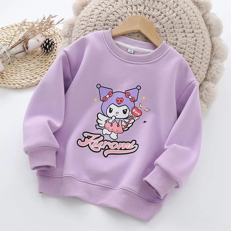 Kawaii Sanrio Hoodies Cute Kuromi Cartoon Plush Warm Hoodies Winter Kindergarten Babies Comfortable Girls Anime Toys Gifts
Kawaii Sanrio Hoodies Cute Kuromi Cartoon Plush Warm Hoodies Winter Kindergarten Babies Comfortable Girls Anime Toys Gifts