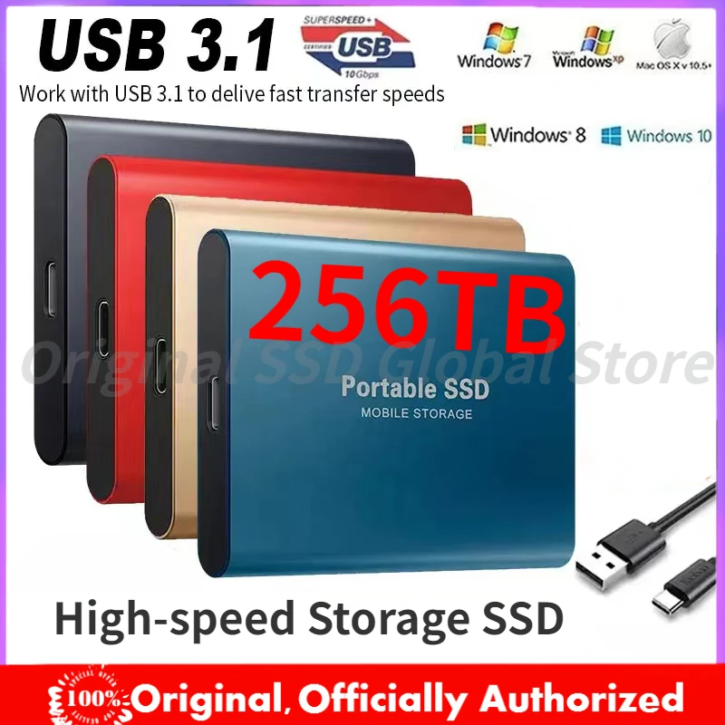 Portable High-speed 2TB External Solid State Hard Drive USB3.1 Interface hdd SSD Mobile Hard Drive for Laptop mac hd 1tb pra pc
Portable High-speed 2TB External Solid State Hard Drive USB3.1 Interface hdd SSD Mobile Hard Drive for Laptop mac hd 1tb pra pc