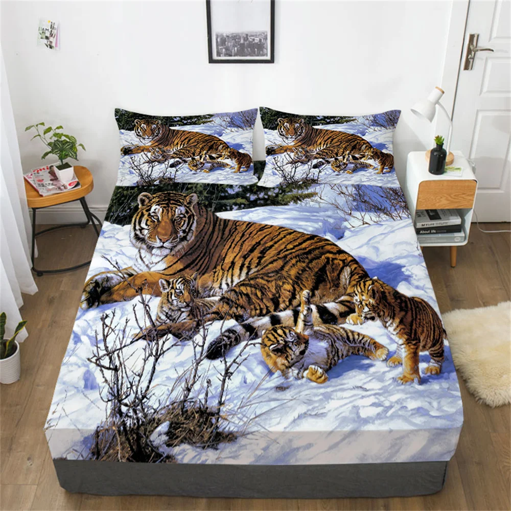 Comforter Coverset 3D Print Tiger Bedclothes Decor King Queen Size Fitted Sheet Quilt Covers Bedding Setcover Bed Cover 
Comforter Coverset 3D Print Tiger Bedclothes Decor King Queen Size Fitted Sheet Quilt Covers Bedding Setcover Bed Cover