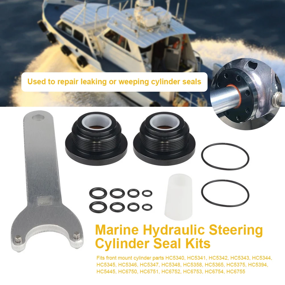 

Комплект уплотнений цилиндра гидравлического рулевого управления с передним креплением для лодки с штифтовым ключом для SeaStar HC5340 HC5341 HC5342 HC5343 HC5344 HC5345