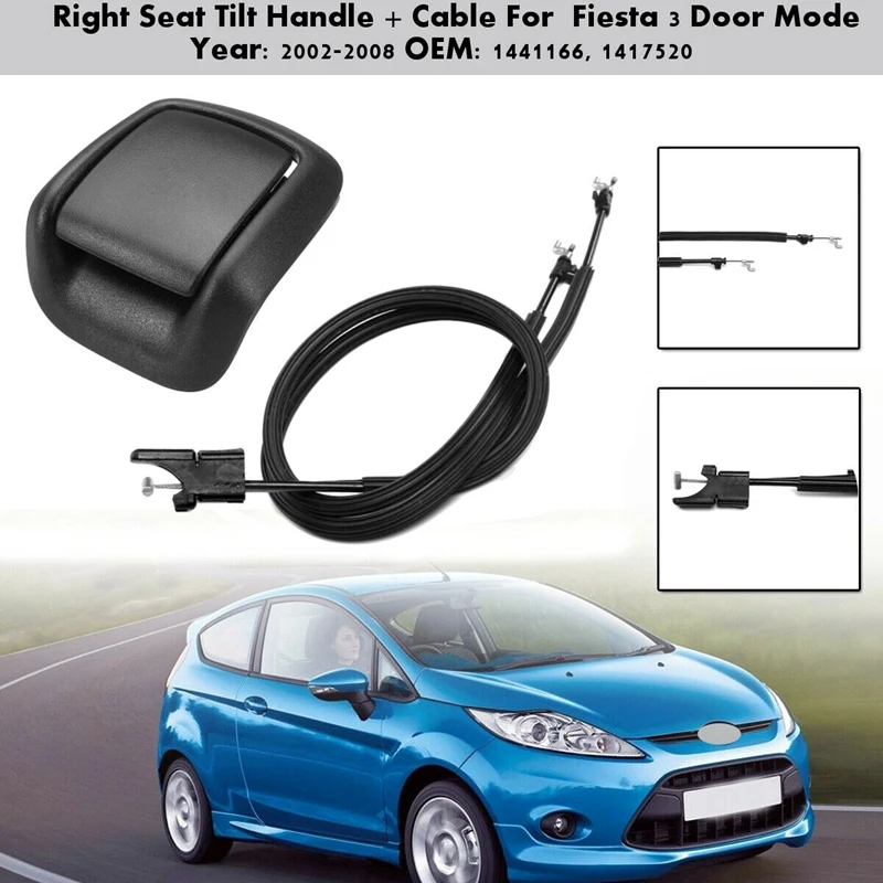 

Автомобильное переднее сиденье наклонная рукоятка + кабель для Ford Fiesta MK6 3 Door 1441167 1417521
