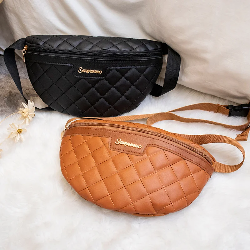 Solid Color Chest Bag Large Capacity Plaid Crossbody Bags for Women Pu Leather Simple Designer Shoulder Bag Fashion Waist Pack
Solid Color Chest Bag Large Capacity Plaid Crossbody Bags for Women Pu Leather Simple Designer Shoulder Bag Fashion Waist Pack