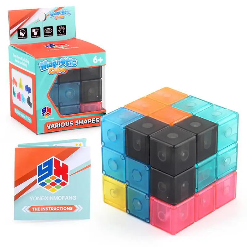 Kids Puzzle Cube Toy Magnetic Blocks Speed Puzzle Cube DIY Yongjun Brain Test Educational Learning Toy For Kid Block Magico Cubo
Kids Puzzle Cube Toy Magnetic Blocks Speed Puzzle Cube DIY Yongjun Brain Test Educational Learning Toy For Kid Block Magico Cubo