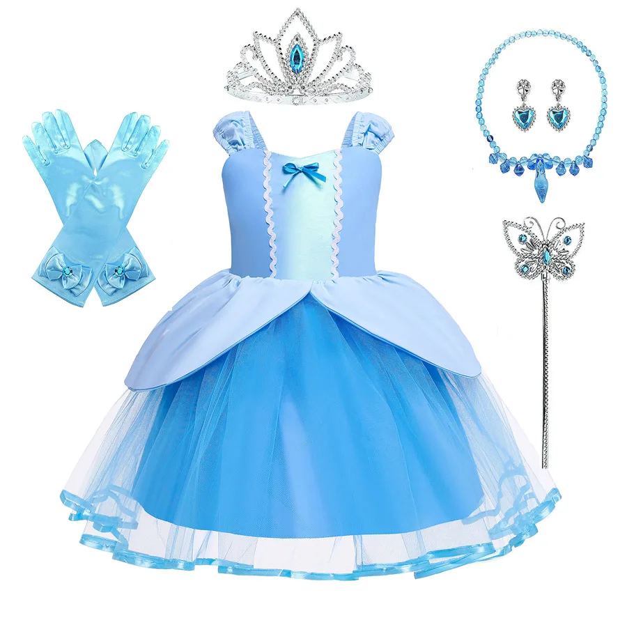 Cinderella Costume Princess Dress Halloween Christmas Ball Gown Girls Cosplay Kids Clothes for Birthday Party
Cinderella Costume Princess Dress Halloween Christmas Ball Gown Girls Cosplay Kids Clothes for Birthday Party