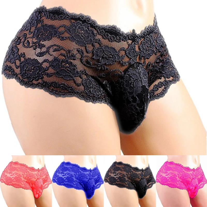 Sexy Panties Lace Sissy Men's Underwear Panties Sexy Lingerie Male Breathable Jockstrap Briefs G-String Thongs Porno Underpant
Sexy Panties Lace Sissy Men's Underwear Panties Sexy Lingerie Male Breathable Jockstrap Briefs G-String Thongs Porno Underpant