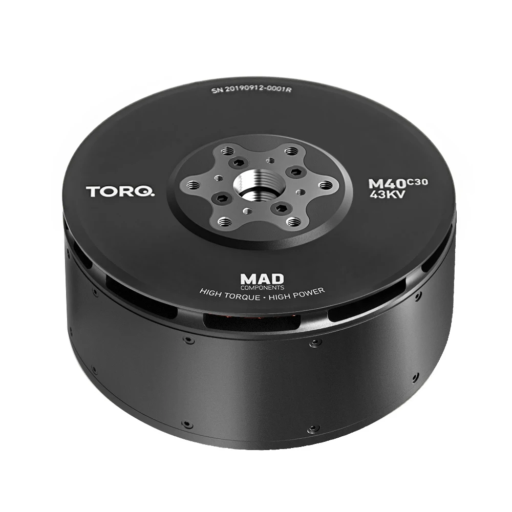 Большой Мощный водонепроницаемый мотор для дрона MAD TORQ M40 PRO V3.0 KV10 KV43 KV86 70 кг
Большой Мощный водонепроницаемый мотор для дрона MAD TORQ M40 PRO V3.0 KV10 KV43 KV86 70 кг