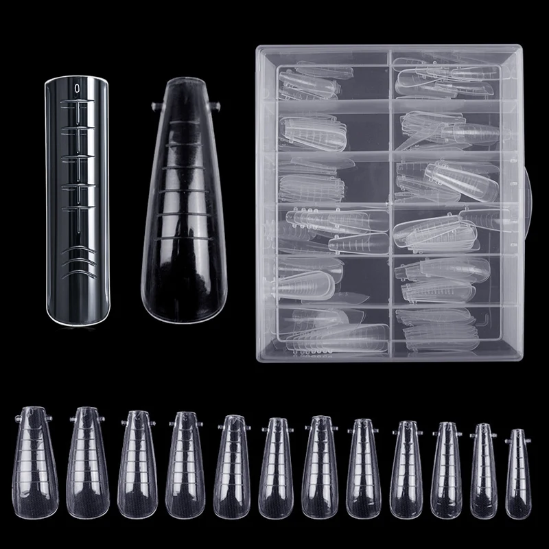 120/60pcs Clear Dual Forms Quick Building Nail Mold Tip DIY Poly Nail Art UV Builder Extension Gel Stilettos Nail Forms
120/60pcs Clear Dual Forms Quick Building Nail Mold Tip DIY Poly Nail Art UV Builder Extension Gel Stilettos Nail Forms