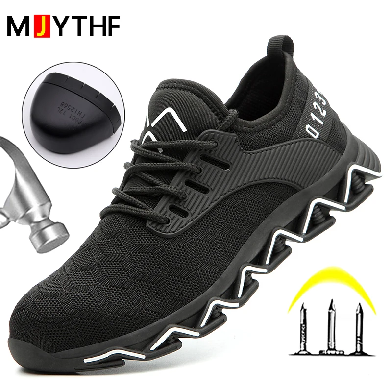 Men Indestructible Shoes Anti-smash Anti-puncture Work Sneakers Safety Shoes Men Steel Toe Cap Protective Shoes Security Boots
Men Indestructible Shoes Anti-smash Anti-puncture Work Sneakers Safety Shoes Men Steel Toe Cap Protective Shoes Security Boots