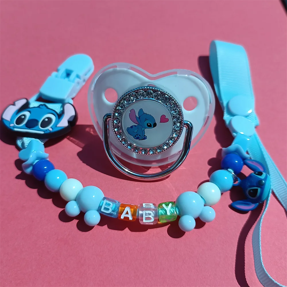 Stitch Donald Duck Baby Sucking Silicone Pacifier with Clip Boy Kid Infant Teether Soother Holder attache tetine baby accessori
Stitch Donald Duck Baby Sucking Silicone Pacifier with Clip Boy Kid Infant Teether Soother Holder attache tetine baby accessori