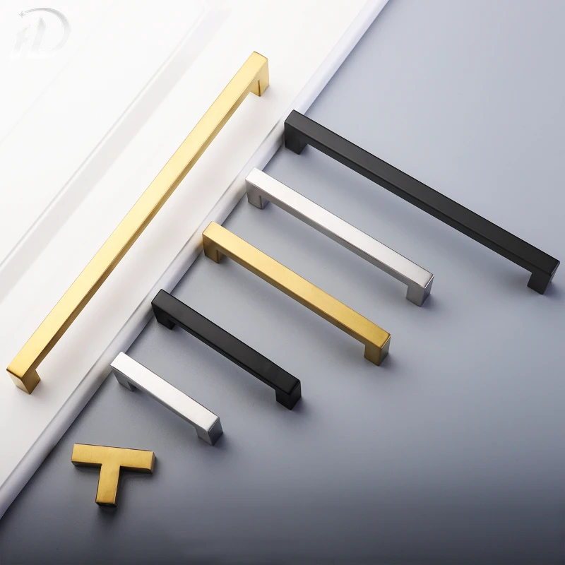 Door Handl Stainless Steel Kitchen Pull Square Kitchen Furniture Silver Black Kitchen Door Handl European Style cabinet handl
Door Handl Stainless Steel Kitchen Pull Square Kitchen Furniture Silver Black Kitchen Door Handl European Style cabinet handl