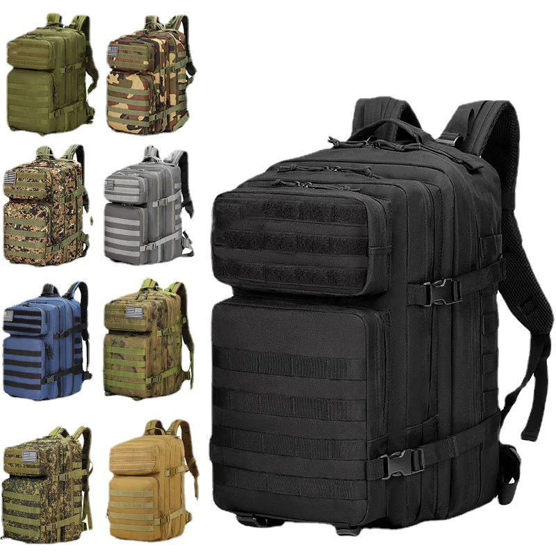 Large Capacity Backpack Outdoor Multi-functional Military Camouflage Tactical Backpack Sports Mountaineering Camping Backpacks
Large Capacity Backpack Outdoor Multi-functional Military Camouflage Tactical Backpack Sports Mountaineering Camping Backpacks