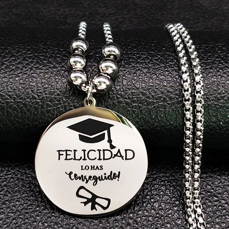 Fashion Graduation Stainless Steel Necklace for Women Silver Color Long Bead Necklaces Jewelry gargantilla N18485S08
Fashion Graduation Stainless Steel Necklace for Women Silver Color Long Bead Necklaces Jewelry gargantilla N18485S08