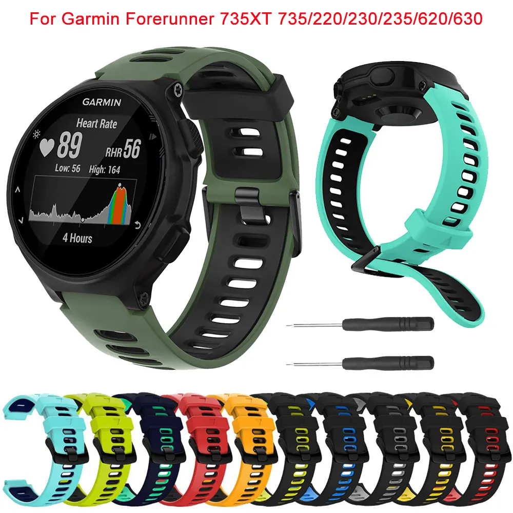 Ремешок ZK30 для наручных часов Garmin Forerunner, силиконовый ремешок для наручных часов Forerunner 735 220 230 235 620 630 
Ремешок ZK30 для наручных часов Garmin Forerunner, силиконовый ремешок для наручных часов Forerunner 735 220 230 235 620 630