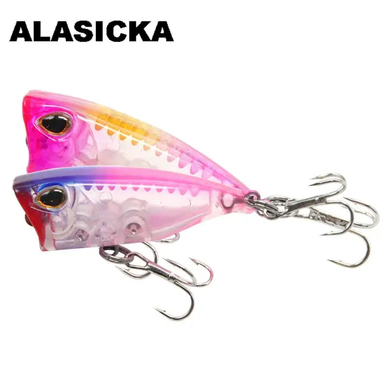 ALASICKA 4cm 3.3g Popper Fishing Lures Topwater Trolling Wobbler Artificial Hard Bait Crankbait Peche Bass Carp Fishing Tackle
ALASICKA 4cm 3.3g Popper Fishing Lures Topwater Trolling Wobbler Artificial Hard Bait Crankbait Peche Bass Carp Fishing Tackle
