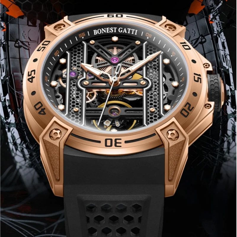 Gold Automatic Movement Mechanical Watch For Men Business High Quality Men's Wrist Watches 50M Waterproof Sapphire Glass Clock
Gold Automatic Movement Mechanical Watch For Men Business High Quality Men's Wrist Watches 50M Waterproof Sapphire Glass Clock