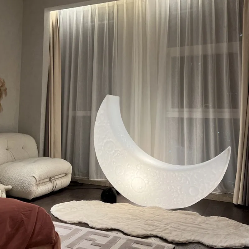Creative Art Personality Living Room Floor Lamp Recliner Crescent Children's Room Bedroom Lamps Moon Ambience Light
Creative Art Personality Living Room Floor Lamp Recliner Crescent Children's Room Bedroom Lamps Moon Ambience Light