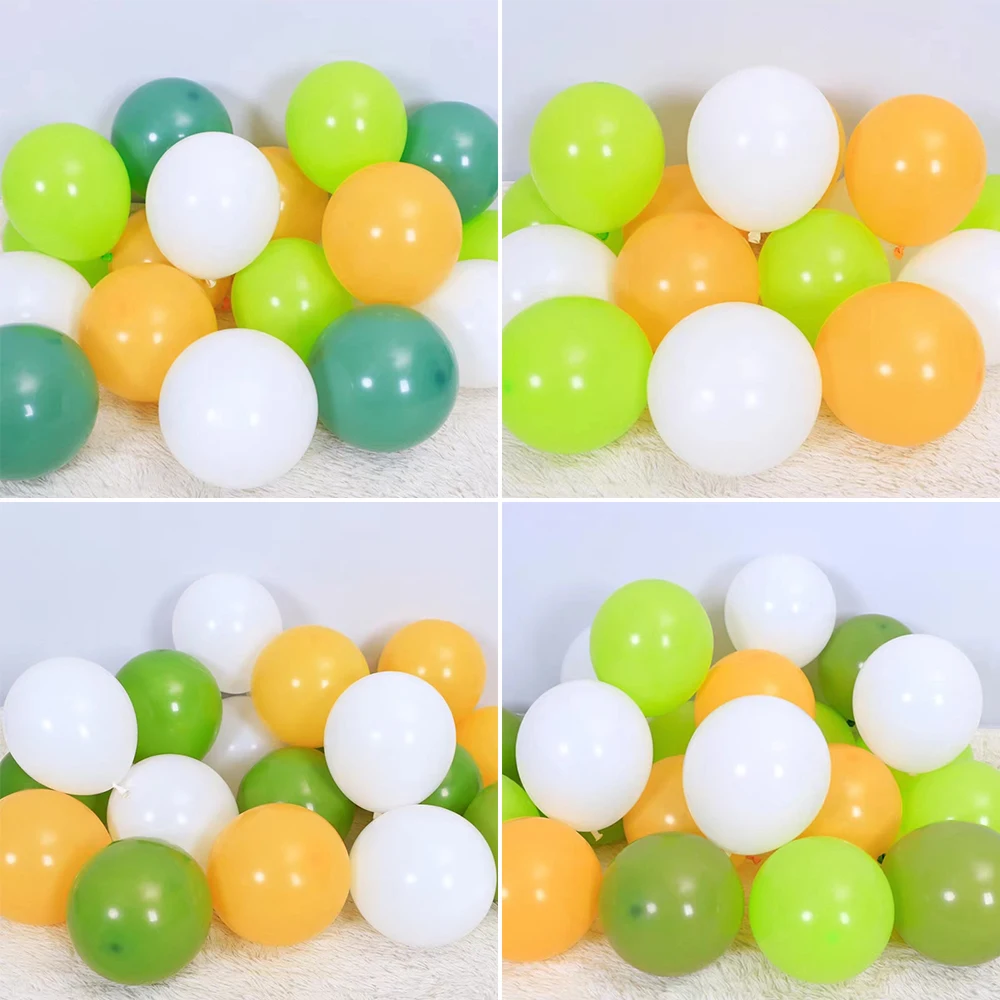 30pcs 10inch Green Yellow Latex Balloons Kids Birthday Party Decorations Adult Wedding Decorations Baby Shower Backdrop Supplies
30pcs 10inch Green Yellow Latex Balloons Kids Birthday Party Decorations Adult Wedding Decorations Baby Shower Backdrop Supplies