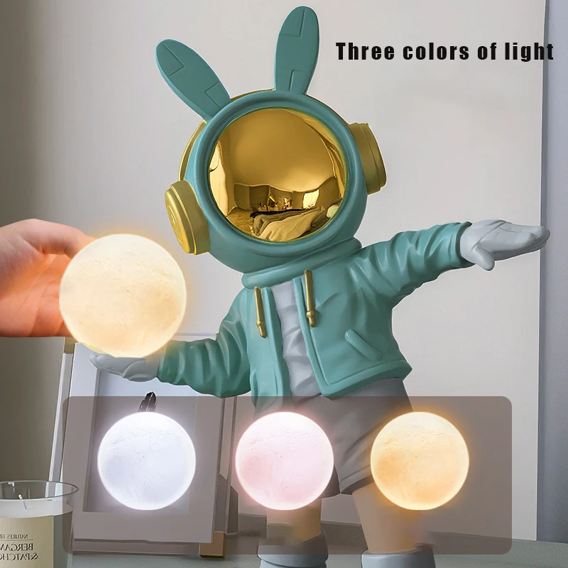 Astronaut Bedside Night Light Resin Statue Decorative Bedroom Bedside Kids Room Decor Light Adjustable Light Astronaut Sculpture
Astronaut Bedside Night Light Resin Statue Decorative Bedroom Bedside Kids Room Decor Light Adjustable Light Astronaut Sculpture