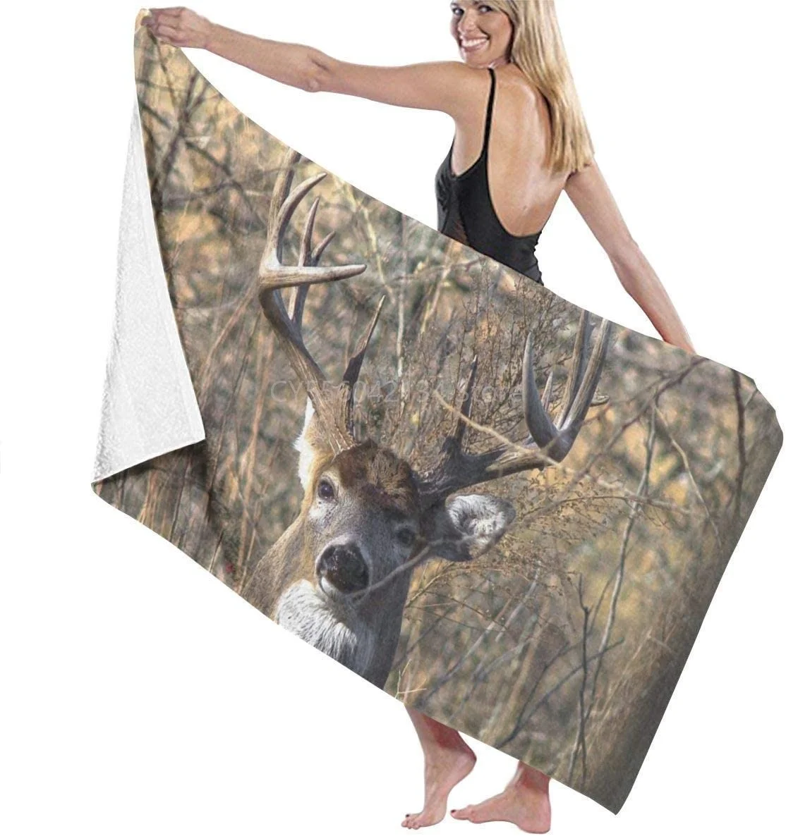 Whitetail Deer Microfiber Beach Towel Travel Bath Towel for Yoga Camping Surfing Swimming Gym Super Soft Quick Dry Blanket
Whitetail Deer Microfiber Beach Towel Travel Bath Towel for Yoga Camping Surfing Swimming Gym Super Soft Quick Dry Blanket