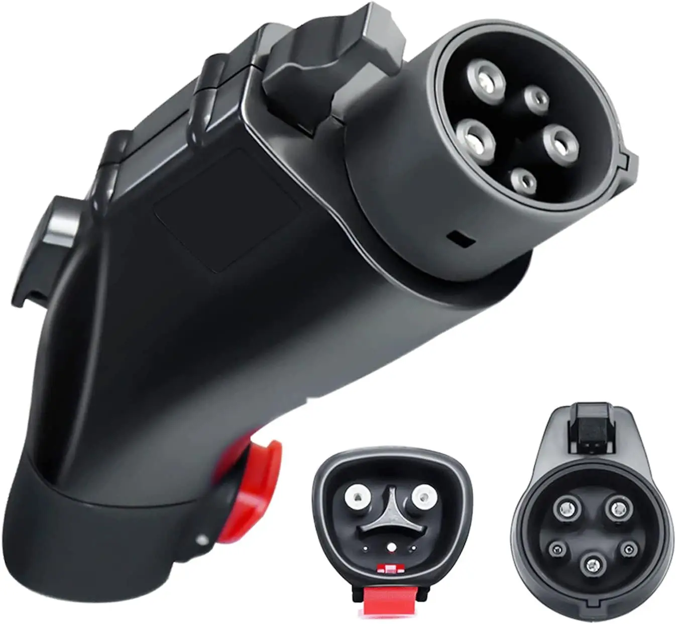 J1772 Charger Adapter, SAE J1772 EVs Charging Adapter 60A 250V with Anti-Drop Lock, Applicable to Mobile Connector, High Powere 
J1772 Charger Adapter, SAE J1772 EVs Charging Adapter 60A 250V with Anti-Drop Lock, Applicable to Mobile Connector, High Powere