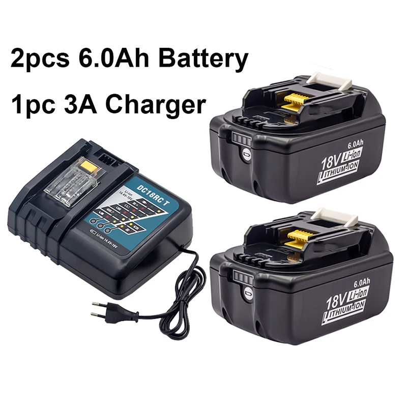 For Makita 18v Battery tool 6.0ah 18650 Lithium Batterie Rechargeable Replacement BL1840 BL1850 Li-Ion for makita 18v Battery
For Makita 18v Battery tool 6.0ah 18650 Lithium Batterie Rechargeable Replacement BL1840 BL1850 Li-Ion for makita 18v Battery