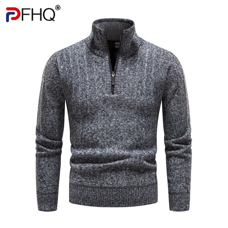 PFHQ 2022 New Zipper Pullover Knit Cardigan Autumn Winter Men's Turtleneck Clothes Sweaters Trendy Elegant Male Clothes 21Q2400
PFHQ 2022 New Zipper Pullover Knit Cardigan Autumn Winter Men's Turtleneck Clothes Sweaters Trendy Elegant Male Clothes 21Q2400
