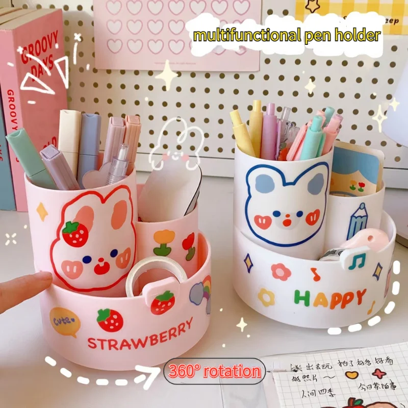 New Rotary Pen Holder Creative Multi-function Large Capacity Storage Box Student Children 's Pen Holder Office Cute Desk
New Rotary Pen Holder Creative Multi-function Large Capacity Storage Box Student Children 's Pen Holder Office Cute Desk