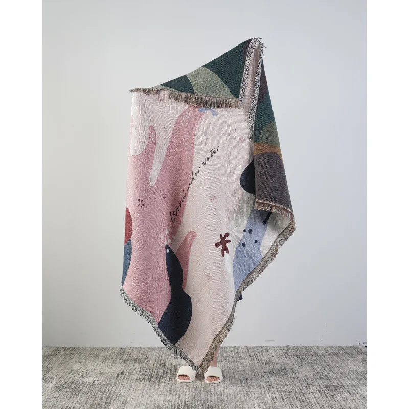 Ins New Abstract Pattern Blanket Multi-function Sofa Decorative Piano Cover Tapestry Cobertor Tassel Blanket
Ins New Abstract Pattern Blanket Multi-function Sofa Decorative Piano Cover Tapestry Cobertor Tassel Blanket