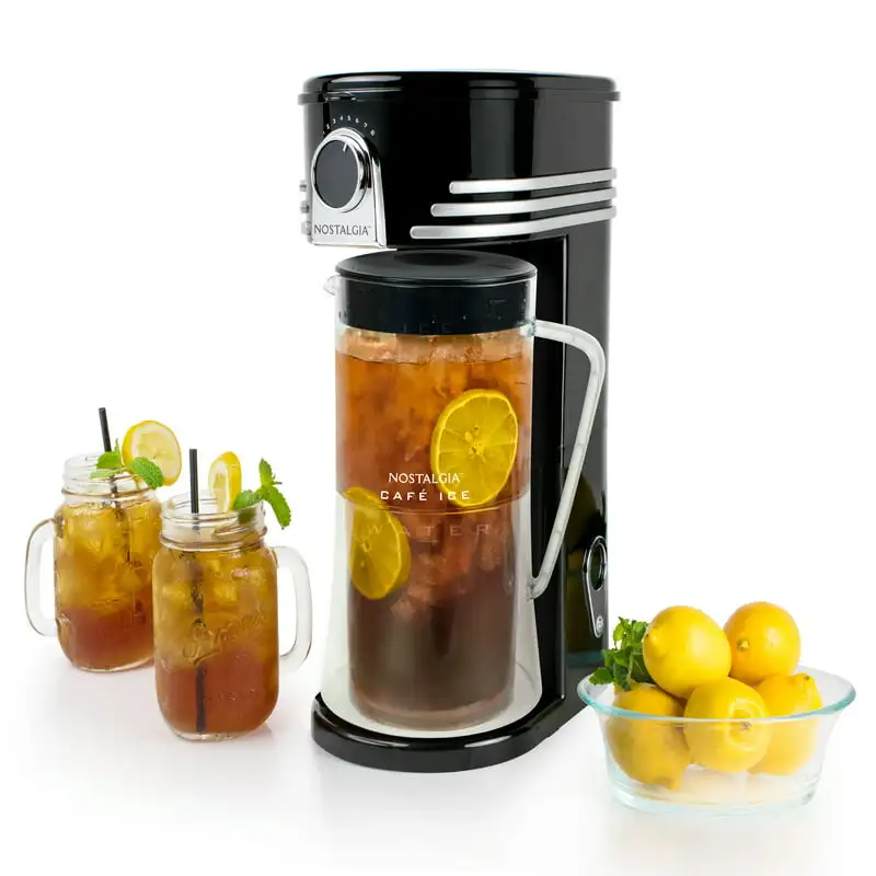 Ice 3-Quart Iced Coffee and Tea Brewing System with Plastic Pitcher, Black
Ice 3-Quart Iced Coffee and Tea Brewing System with Plastic Pitcher, Black