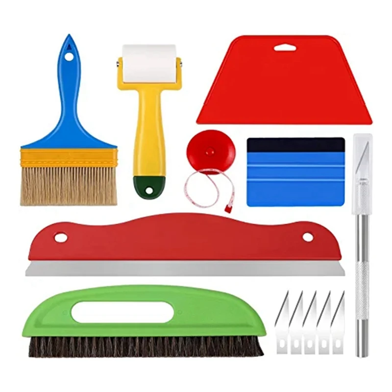 Wallpaper Tool Kit With Squeegee Smoother,Roller,Wallpaper Brush For Wallpaper Hanging,Contact Paper,Vinyl Application
Wallpaper Tool Kit With Squeegee Smoother,Roller,Wallpaper Brush For Wallpaper Hanging,Contact Paper,Vinyl Application