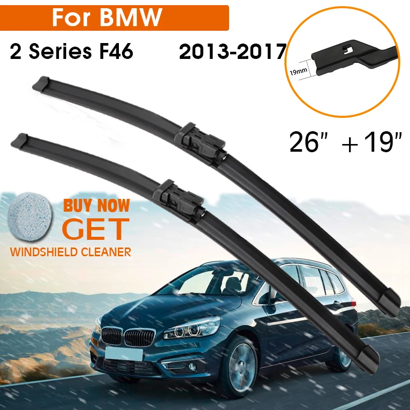 Car Wiper For BMW 2 Series F46 2013-2017 Windshield Rubber Silicon Refill Front Window Wiper 26"+19" LHD RHD Auto Accessorie
Car Wiper For BMW 2 Series F46 2013-2017 Windshield Rubber Silicon Refill Front Window Wiper 26"+19" LHD RHD Auto Accessorie