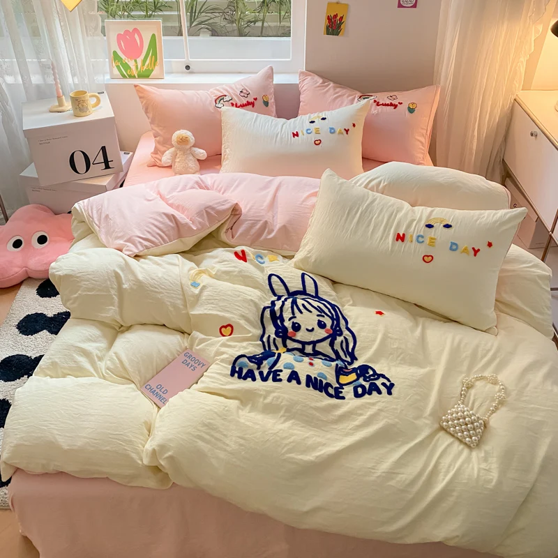 Комплект постельного белья Milk Tea Cartoon 3 шт.
Комплект постельного белья Milk Tea Cartoon 3 шт.