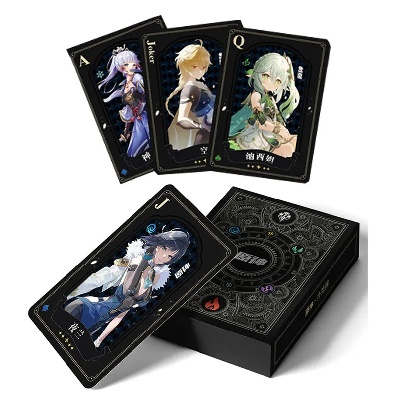 Genshin Card Anime Character Creative Poker Poker Cards Games Family Toy Cards Table Toys Christmas Gifts
Genshin Card Anime Character Creative Poker Poker Cards Games Family Toy Cards Table Toys Christmas Gifts